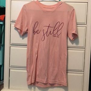 Pink and burgundy bible verse t shirt